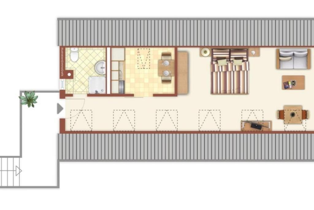 רוסטוק Ferienappartement Dicht Dran, Direkt Am Alten Strom מראה חיצוני תמונה